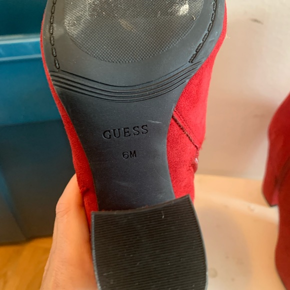 Guess Red Booties - Picture 4 of 6